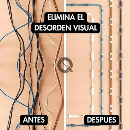 ClipMax™ - Pack x20 Organizadores de Cable