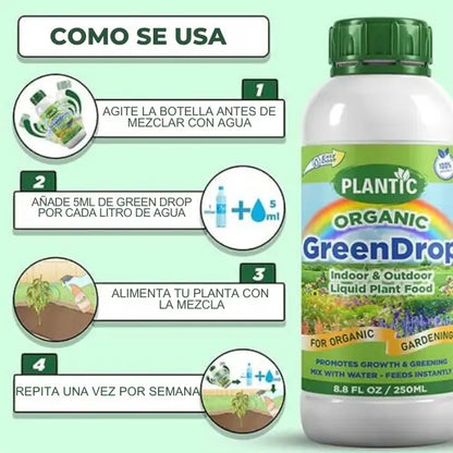 ¡No solo nutre tus plantas, también mejora tu suelo!